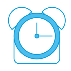 Desk clock witl alarm bells