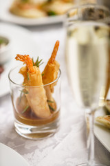 appetizer on the Christmas table