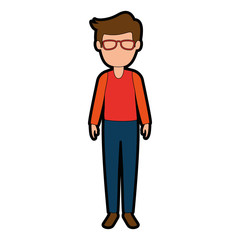 teacher male avatar character