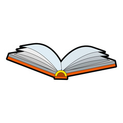 text book isolated icon