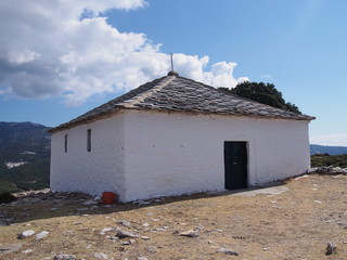 Stary Monastyr na greckiej wyspie Thassos