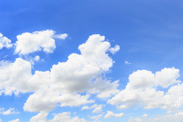 Blue sky with cloud background