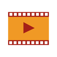 Fototapeta premium Video player symbol