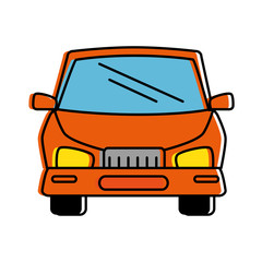 car vehicle isolated icon
