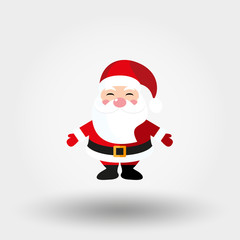 Santa Claus. Icon. Vector. Flat.
