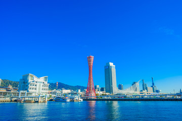 Fototapeta premium 神戸 都市風景