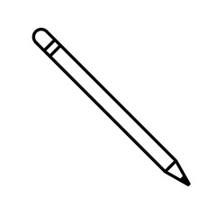 Wooden pencil isolated