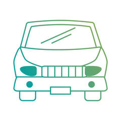 car vehicle isolated icon