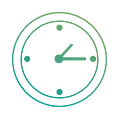 time clock isolated icon