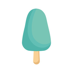 ice cream bar icon over white background colorful design vector illustration