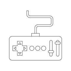 remote control transmitter drone technology vector illustration
