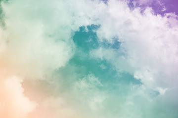 Colorful sky and clouds. (heaven)