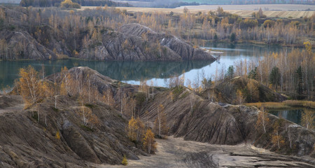 Autumn in the Abandoned Sand Quarry