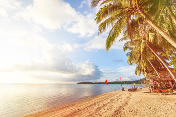 Beautiful beach at koh phangan (Thailand).