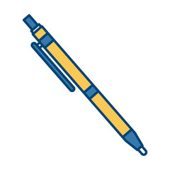 Ballpoint pen isolated