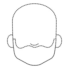 young man head avatar character