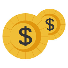 coin money isolated icon
