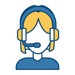 Call center woman avatar