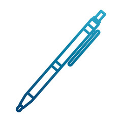 Ballpoint pen isolated