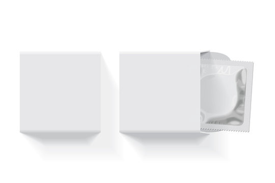 Packaging with a condom for your design and logo