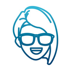 Woman with sunglasses