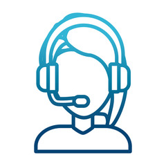 Call center woman avatar