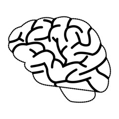 Human brain symbol