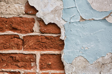 Aged street wall, background