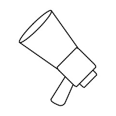 Bullhorn advertising symbol