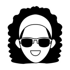 Woman with sunglasses