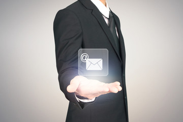 Social networking scheme from  hands