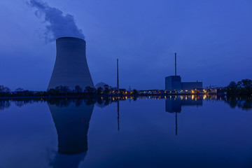 Obraz na płótnie Canvas Nuclear power plant Ohu, Landshut