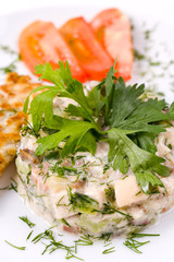 meat salad, macro