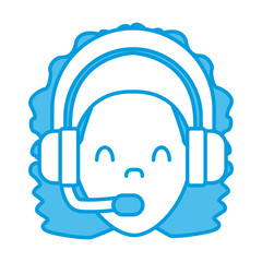 Call center woman avatar