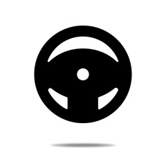 Fototapeta premium Car wheel icon. Vector