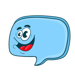 funny speech bubbles of the character design. vector illustration