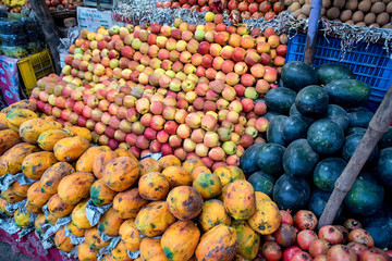 Fruits and vegetables at marketplace