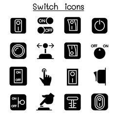 Switch icon set