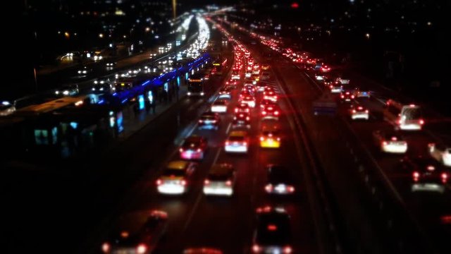 traffic timelapse Intensive Traffic in the streets of istanbul. Includes Taksim Square way bosphorus bridge way. serail 3