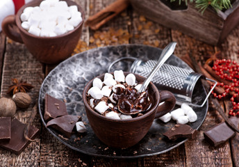 chocolate with marshmallow