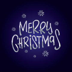 Naklejka na ściany i meble Hand drawn doodle lettering - Happy new 2018 year! Merry Christmas! Seasons Greetings!