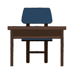 Study desk with chair