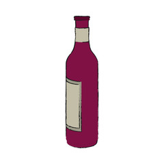 Wine bottle drink