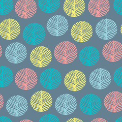 Seamless pattern with hand drawn textures.