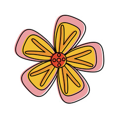Beautiful flower symbol