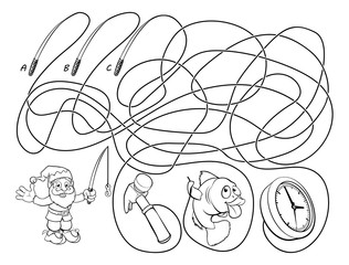 Maze Lines Childrens Game