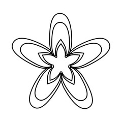 Beautiful flower symbol