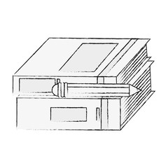 Books with pencil