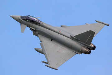 Fototapeta na wymiar European fighter jet aircraft