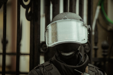 Riot police